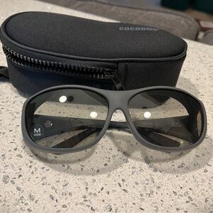 Cocoons Slate Sunglasses / Fitovers with Case